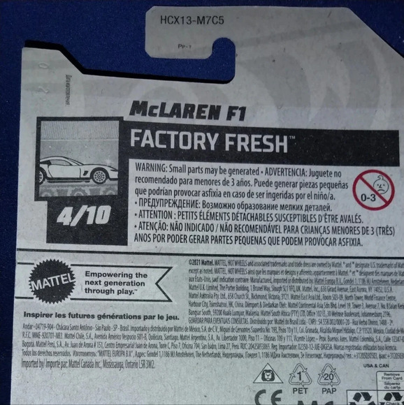 McLaren F1 Hotwheel "Pumpkin Orange" - Picture 5 of 5